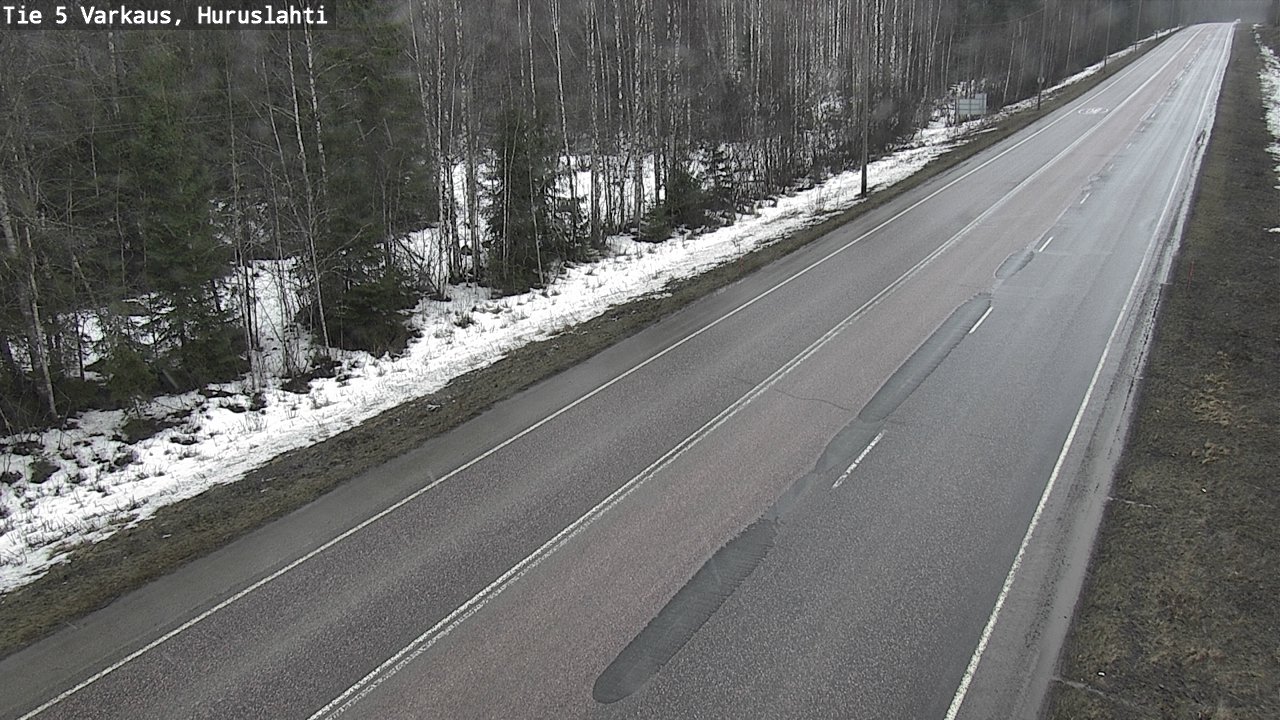 Weather Camera Image Väg 5 Varkaus, Huruslahti, Varkaus, Pohjois-Savo