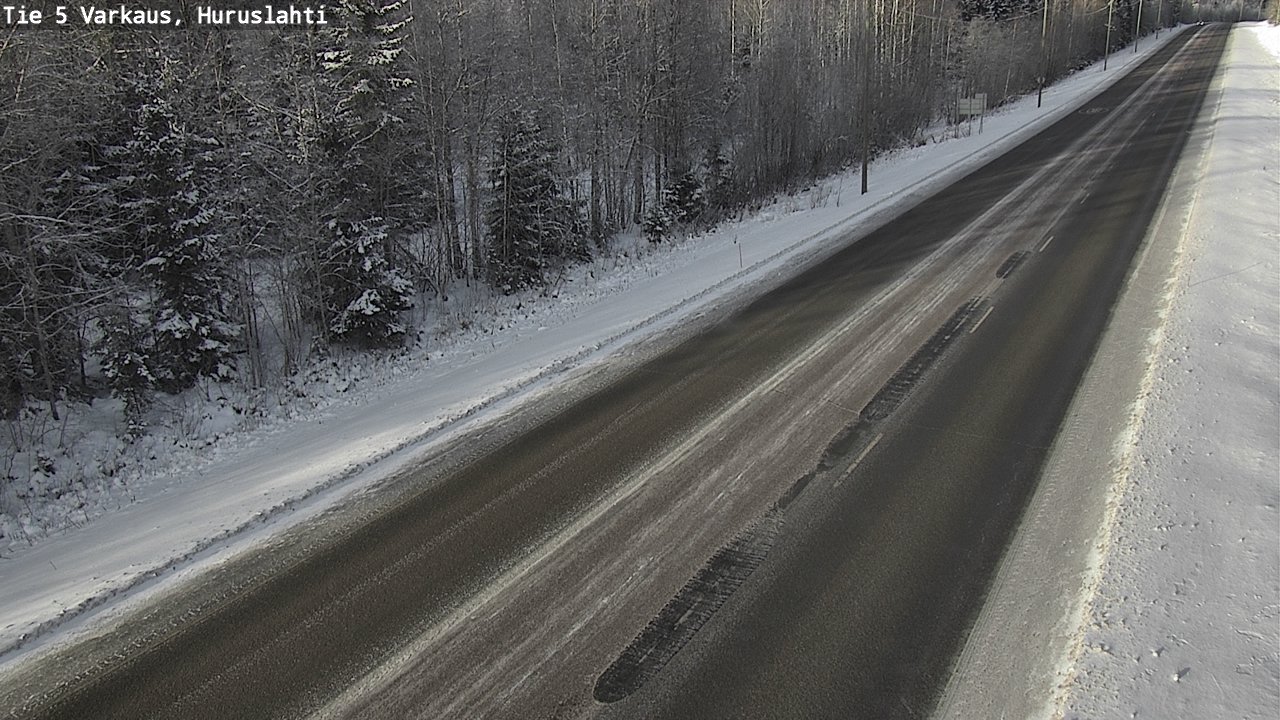 Weather Camera Image Road 5 Varkaus, Huruslahti, Varkaus, Pohjois-Savo