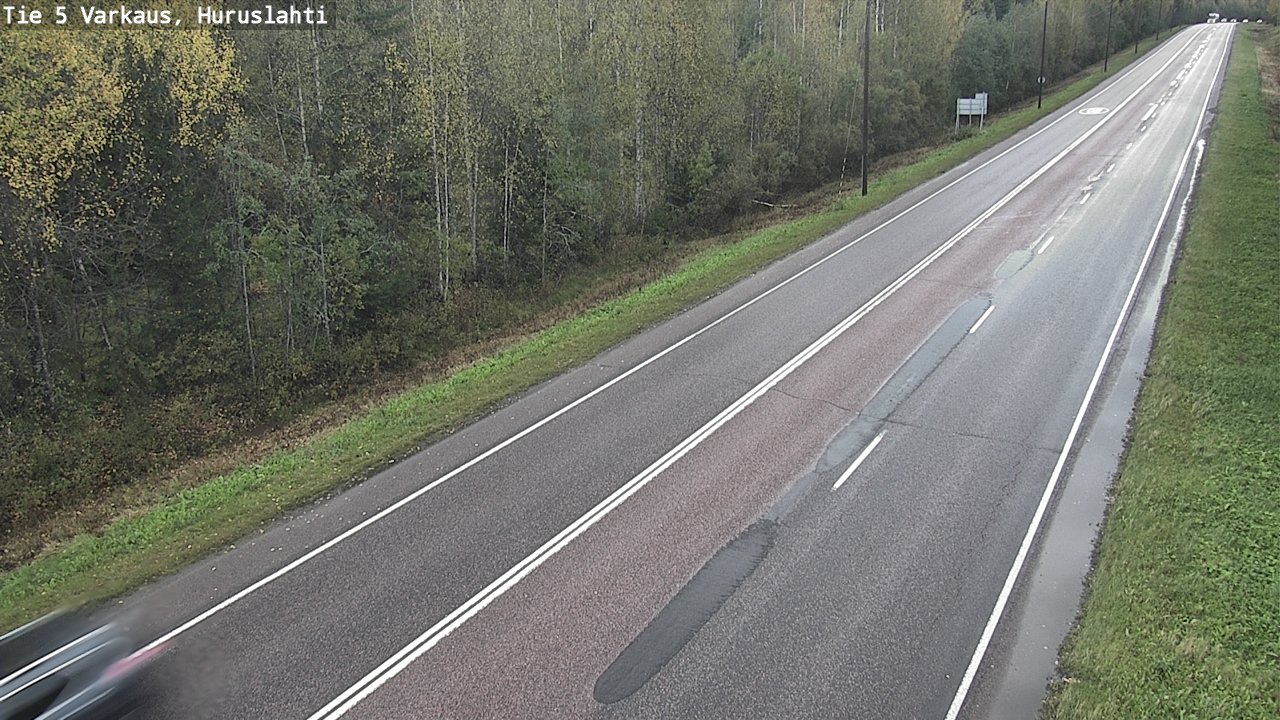 Weather Camera Image Road 5 Varkaus, Huruslahti, Varkaus, Pohjois-Savo