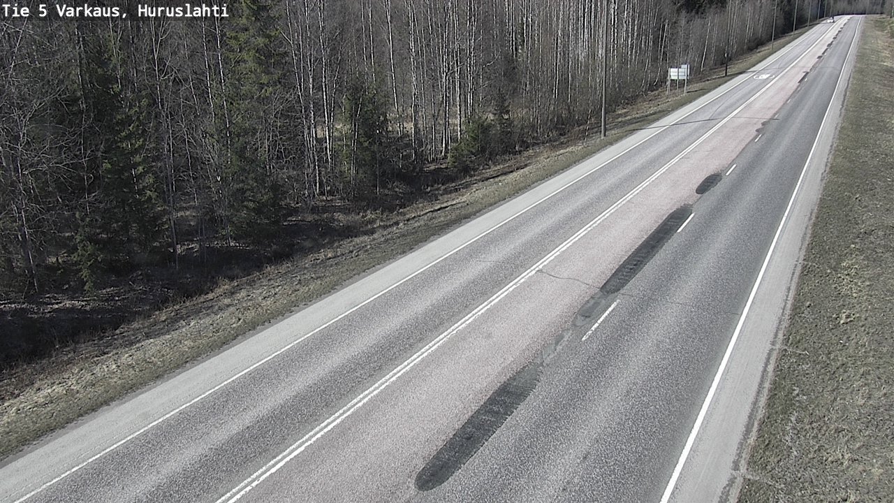 Weather Camera Image Väg 5 Varkaus, Huruslahti, Varkaus, Pohjois-Savo