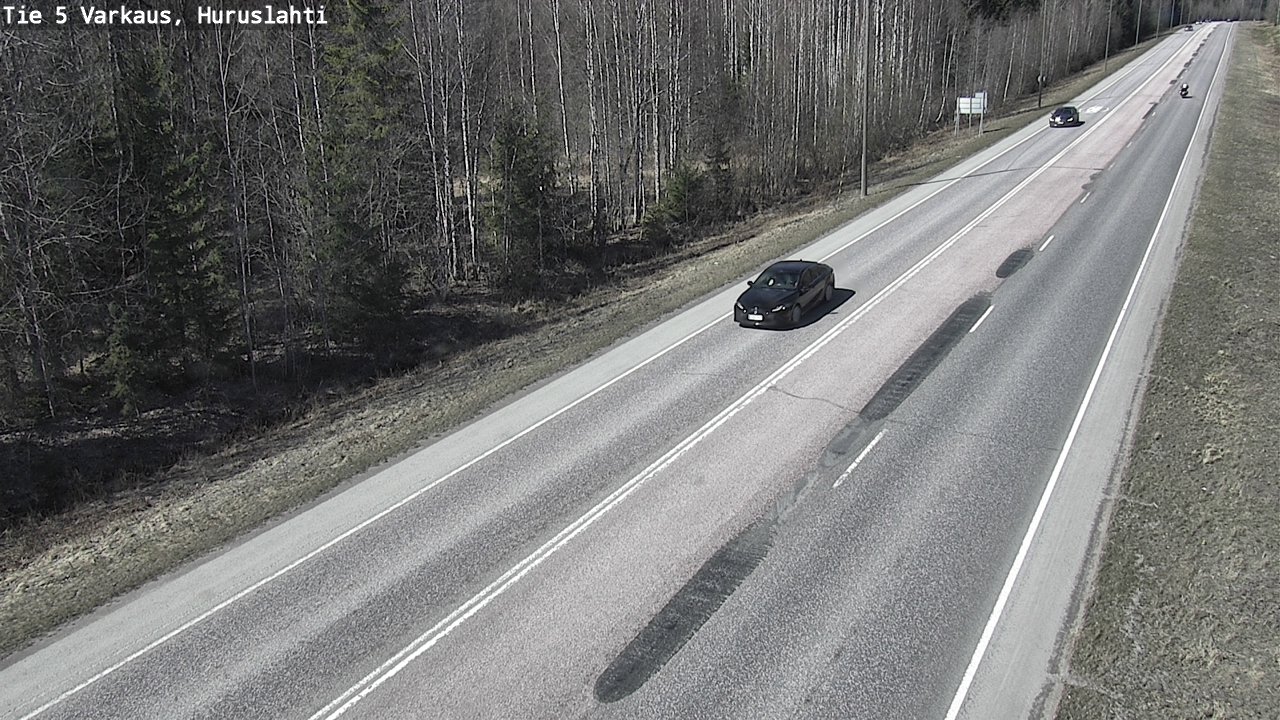 Weather Camera Image Väg 5 Varkaus, Huruslahti, Varkaus, Pohjois-Savo