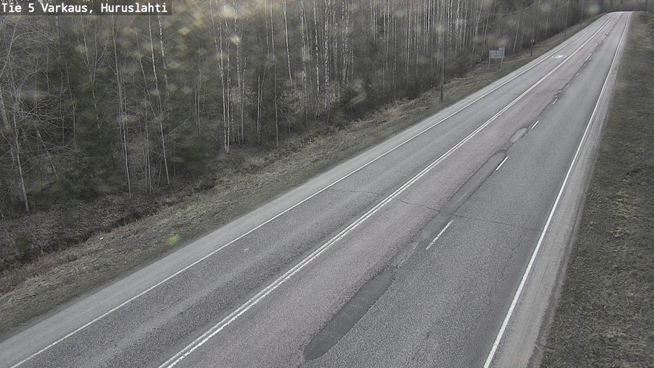 Weather Camera Image Väg 5 Varkaus, Huruslahti, Varkaus, Pohjois-Savo