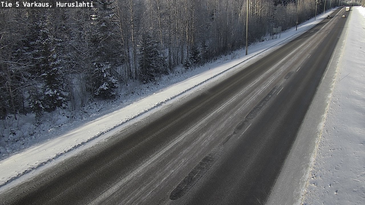Weather Camera Image Road 5 Varkaus, Huruslahti, Varkaus, Pohjois-Savo