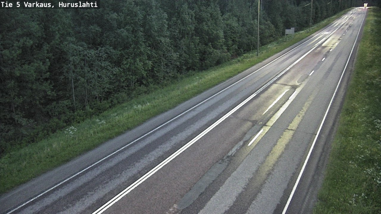 Weather Camera Image Road 5 Varkaus, Huruslahti, Varkaus, Pohjois-Savo