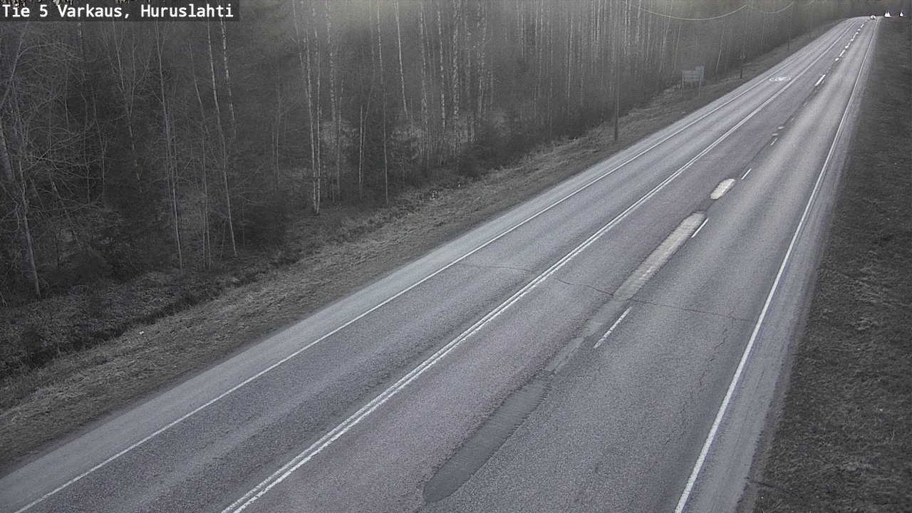 Weather Camera Image Väg 5 Varkaus, Huruslahti, Varkaus, Pohjois-Savo