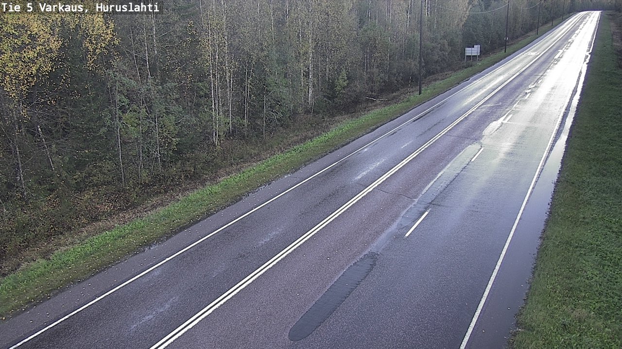 Weather Camera Image Road 5 Varkaus, Huruslahti, Varkaus, Pohjois-Savo