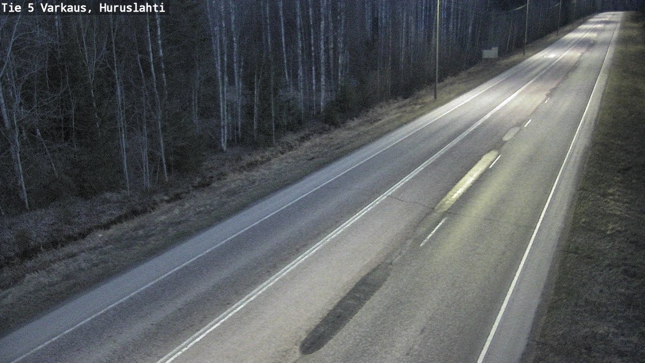 Weather Camera Image Road 5 Varkaus, Huruslahti, Varkaus, Pohjois-Savo