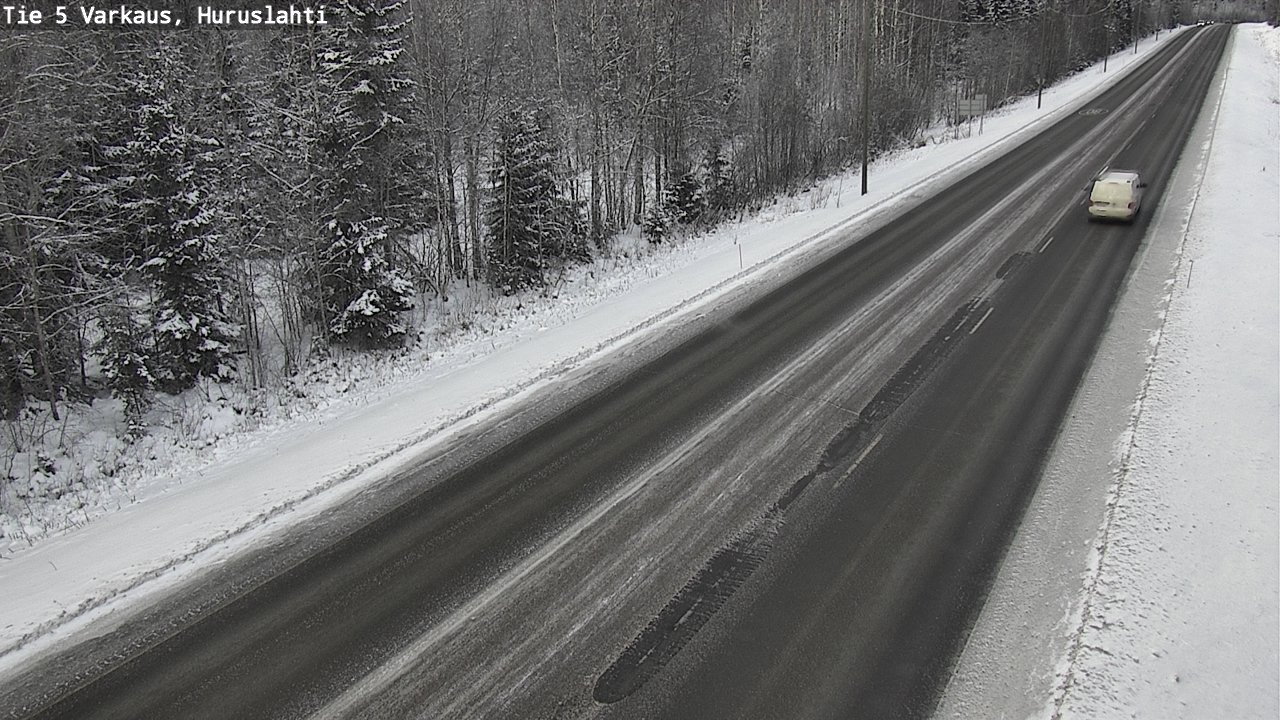 Weather Camera Image Road 5 Varkaus, Huruslahti, Varkaus, Pohjois-Savo