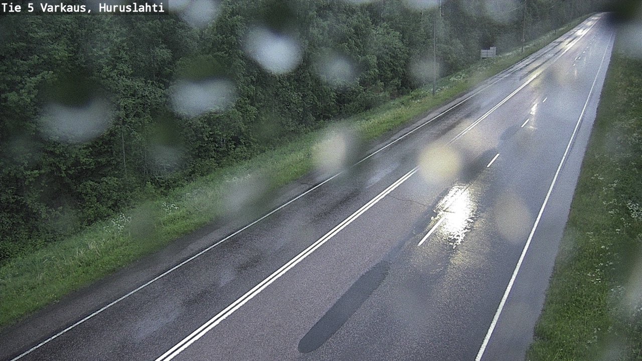 Weather Camera Image Road 5 Varkaus, Huruslahti, Varkaus, Pohjois-Savo