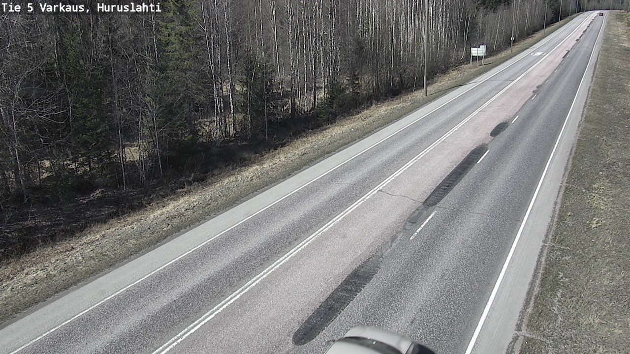 Weather Camera Image Väg 5 Varkaus, Huruslahti, Varkaus, Pohjois-Savo