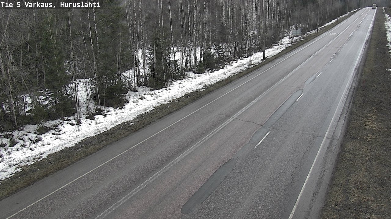 Weather Camera Image Road 5 Varkaus, Huruslahti, Varkaus, Pohjois-Savo
