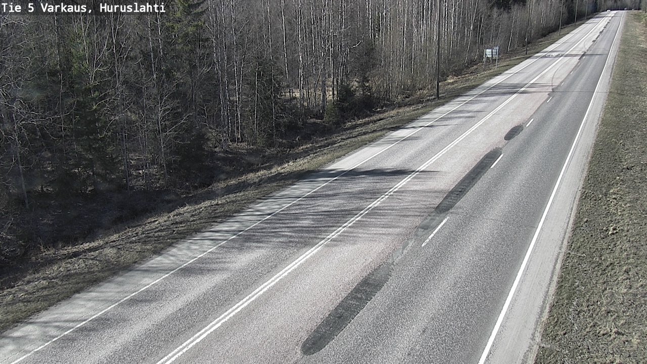 Weather Camera Image Väg 5 Varkaus, Huruslahti, Varkaus, Pohjois-Savo