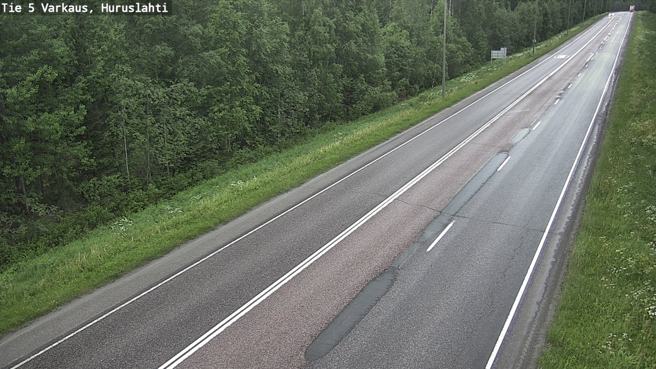 Weather Camera Image Road 5 Varkaus, Huruslahti, Varkaus, Pohjois-Savo