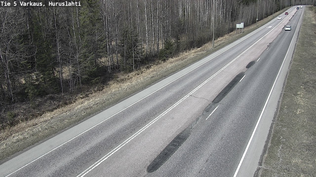 Weather Camera Image Väg 5 Varkaus, Huruslahti, Varkaus, Pohjois-Savo