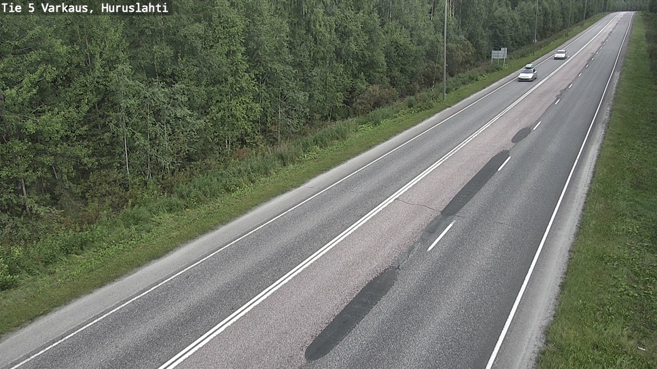 Weather Camera Image Road 5 Varkaus, Huruslahti, Varkaus, Pohjois-Savo
