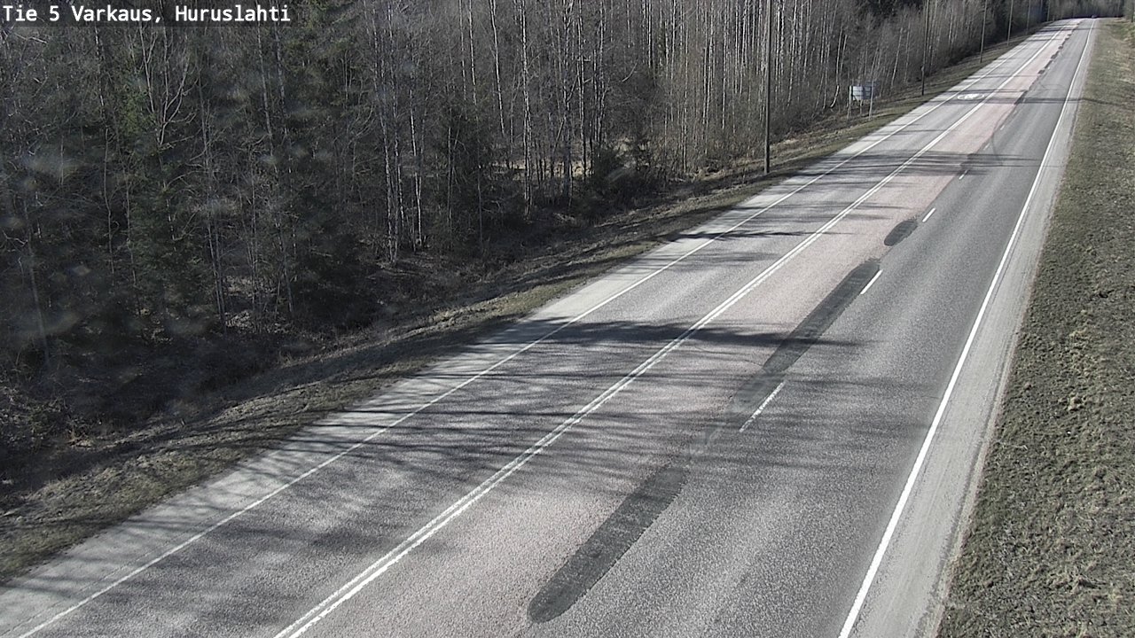 Weather Camera Image Väg 5 Varkaus, Huruslahti, Varkaus, Pohjois-Savo