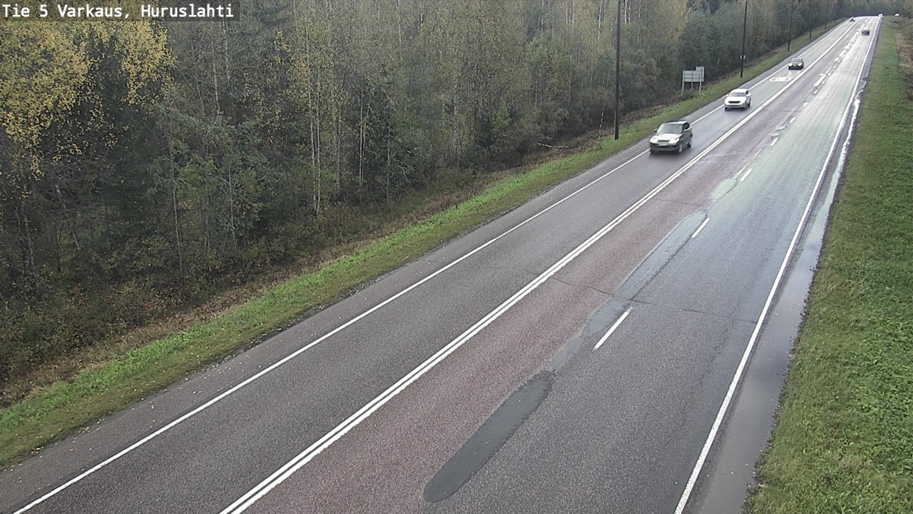 Weather Camera Image Road 5 Varkaus, Huruslahti, Varkaus, Pohjois-Savo