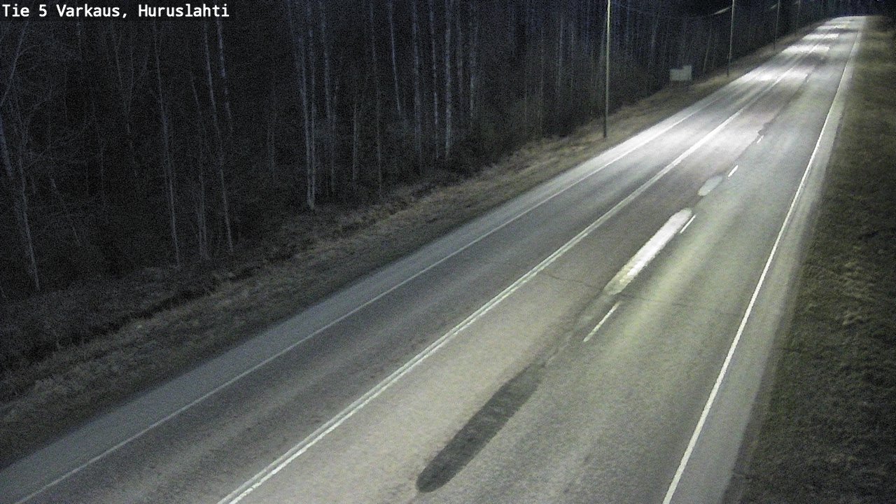 Weather Camera Image Väg 5 Varkaus, Huruslahti, Varkaus, Pohjois-Savo
