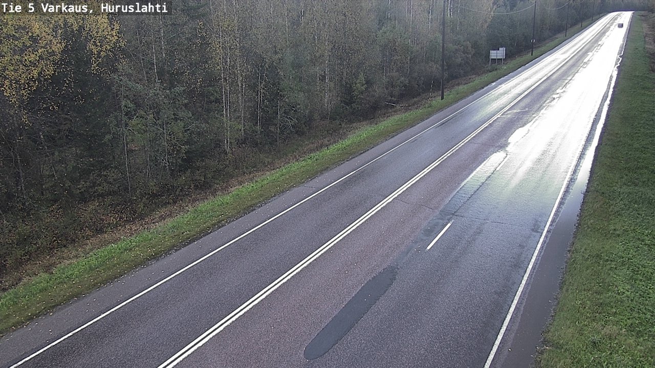 Weather Camera Image Road 5 Varkaus, Huruslahti, Varkaus, Pohjois-Savo