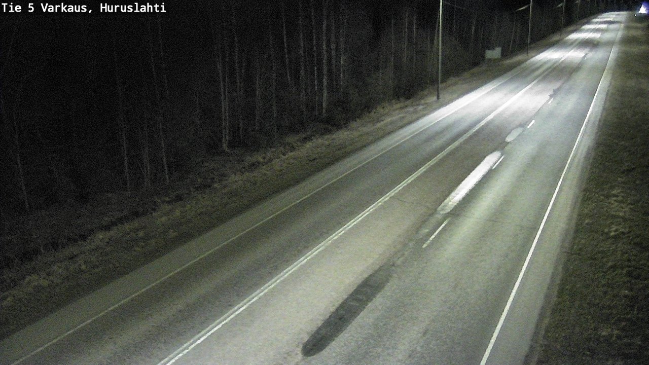 Weather Camera Image Väg 5 Varkaus, Huruslahti, Varkaus, Pohjois-Savo