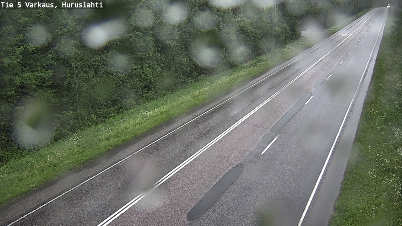 Weather Camera Image Road 5 Varkaus, Huruslahti, Varkaus, Pohjois-Savo