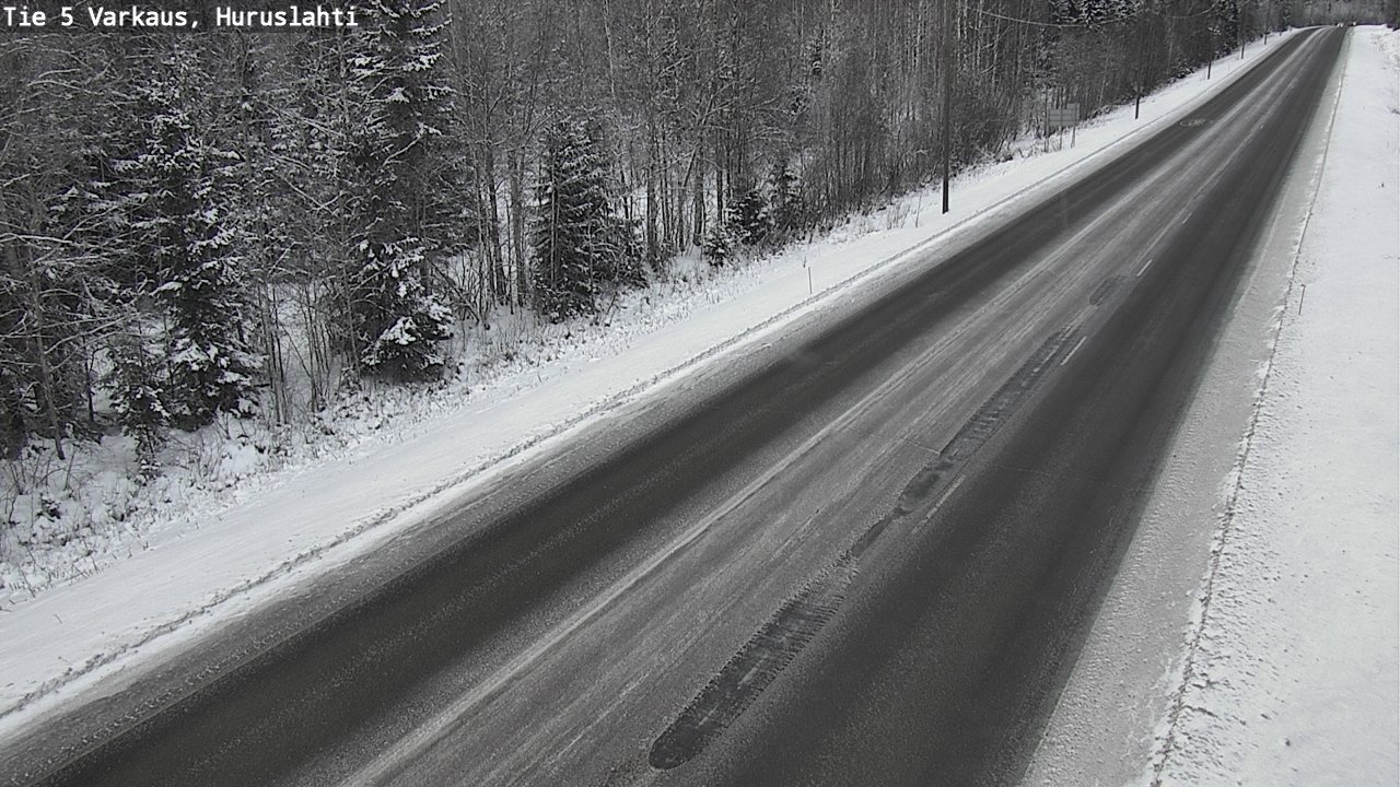 Weather Camera Image Road 5 Varkaus, Huruslahti, Varkaus, Pohjois-Savo