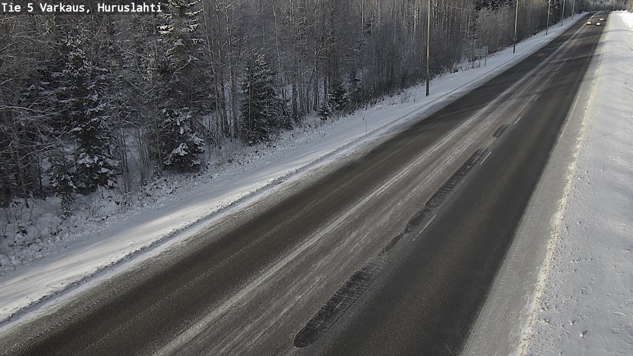 Weather Camera Image Road 5 Varkaus, Huruslahti, Varkaus, Pohjois-Savo
