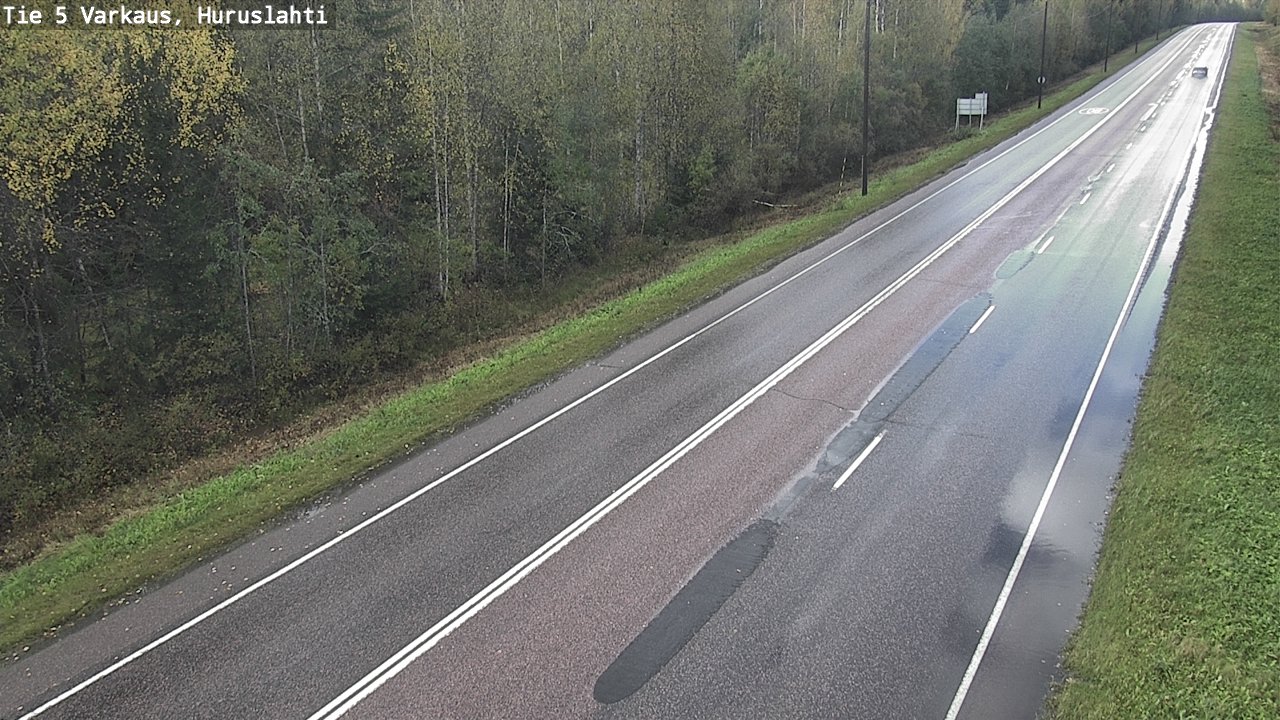 Weather Camera Image Road 5 Varkaus, Huruslahti, Varkaus, Pohjois-Savo
