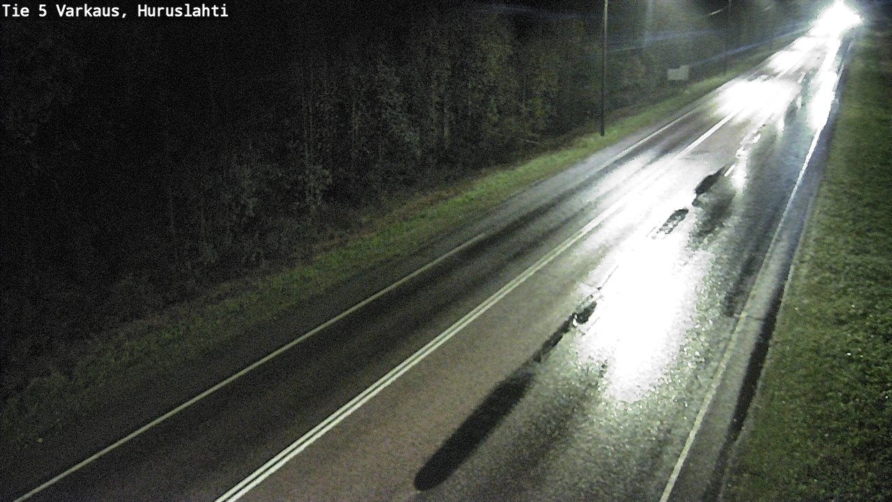 Weather Camera Image Road 5 Varkaus, Huruslahti, Varkaus, Pohjois-Savo