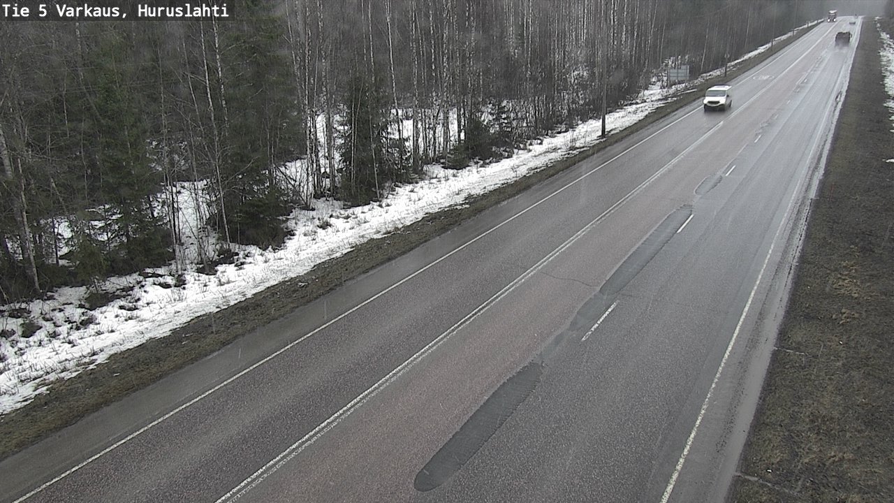 Weather Camera Image Road 5 Varkaus, Huruslahti, Varkaus, Pohjois-Savo