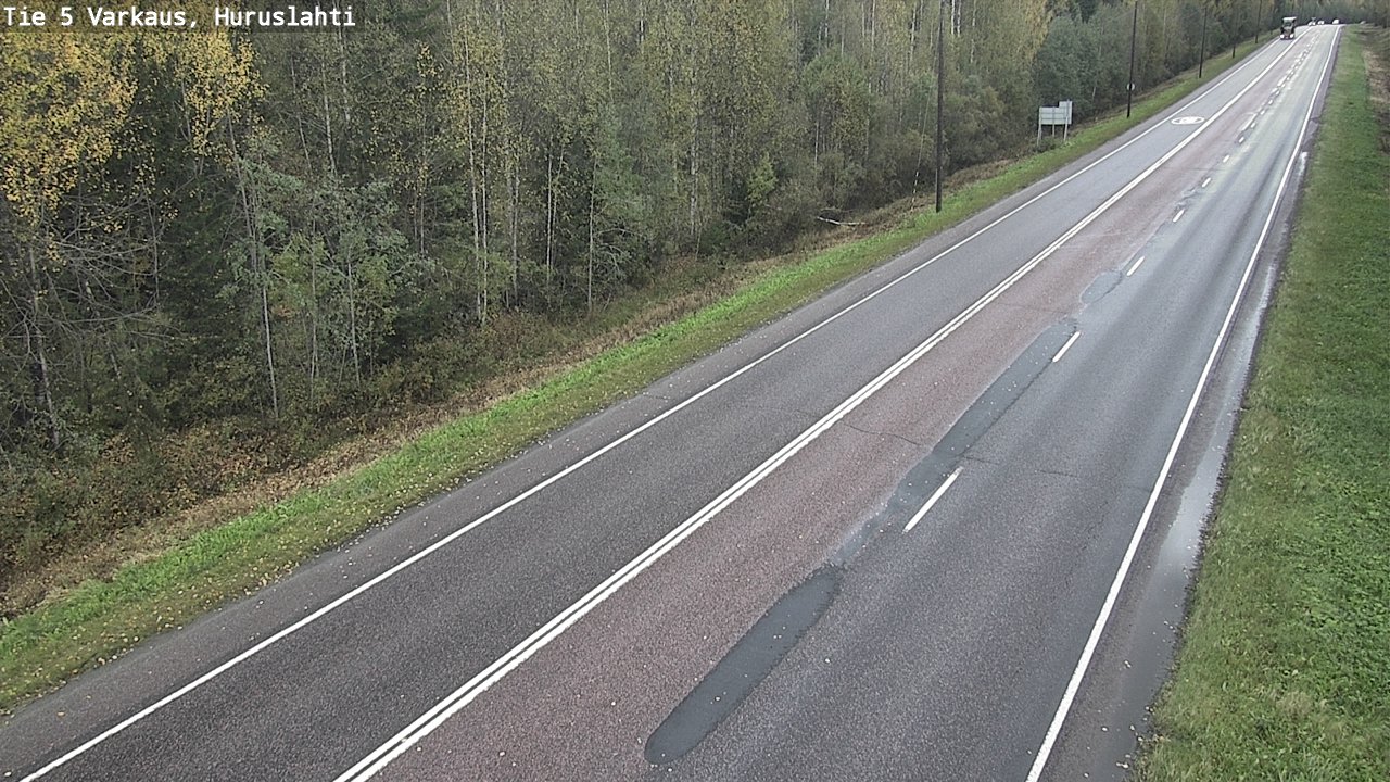 Weather Camera Image Road 5 Varkaus, Huruslahti, Varkaus, Pohjois-Savo