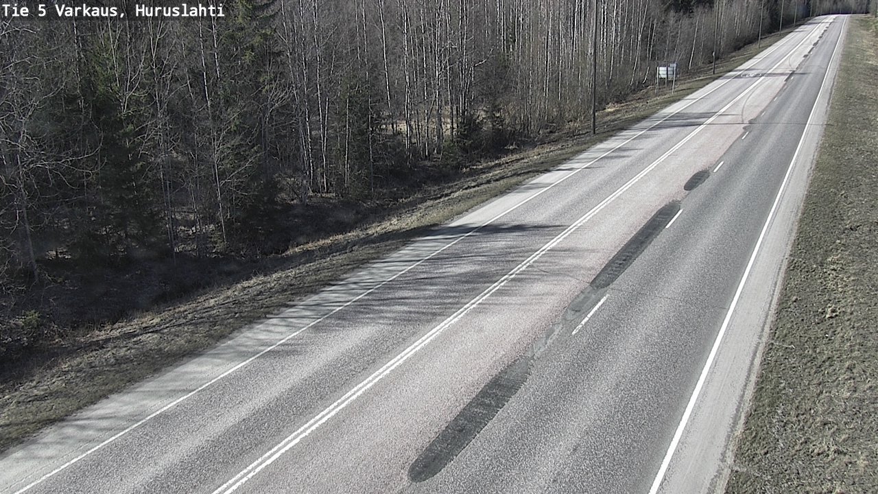 Weather Camera Image Väg 5 Varkaus, Huruslahti, Varkaus, Pohjois-Savo