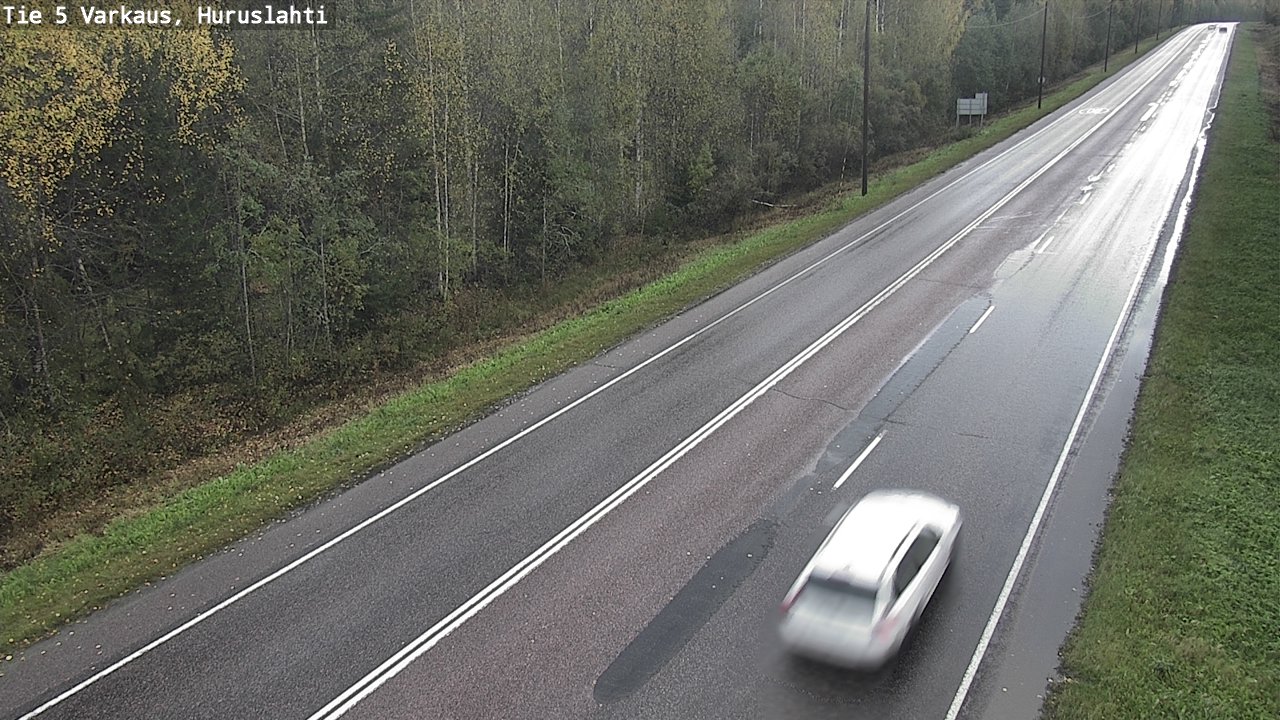 Weather Camera Image Road 5 Varkaus, Huruslahti, Varkaus, Pohjois-Savo