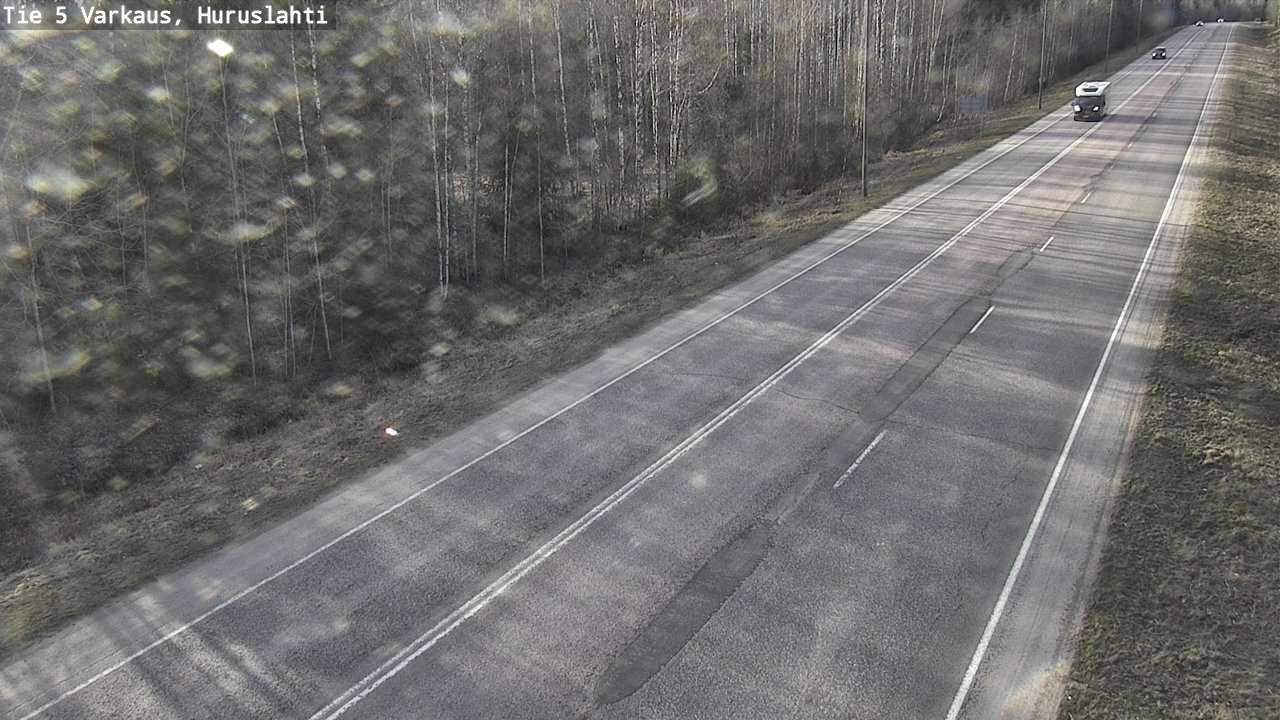 Weather Camera Image Väg 5 Varkaus, Huruslahti, Varkaus, Pohjois-Savo