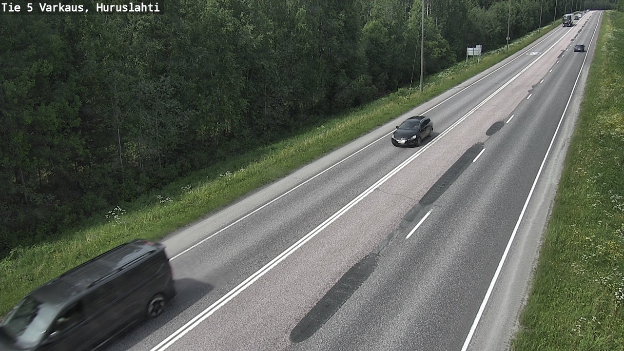 Weather Camera Image Road 5 Varkaus, Huruslahti, Varkaus, Pohjois-Savo