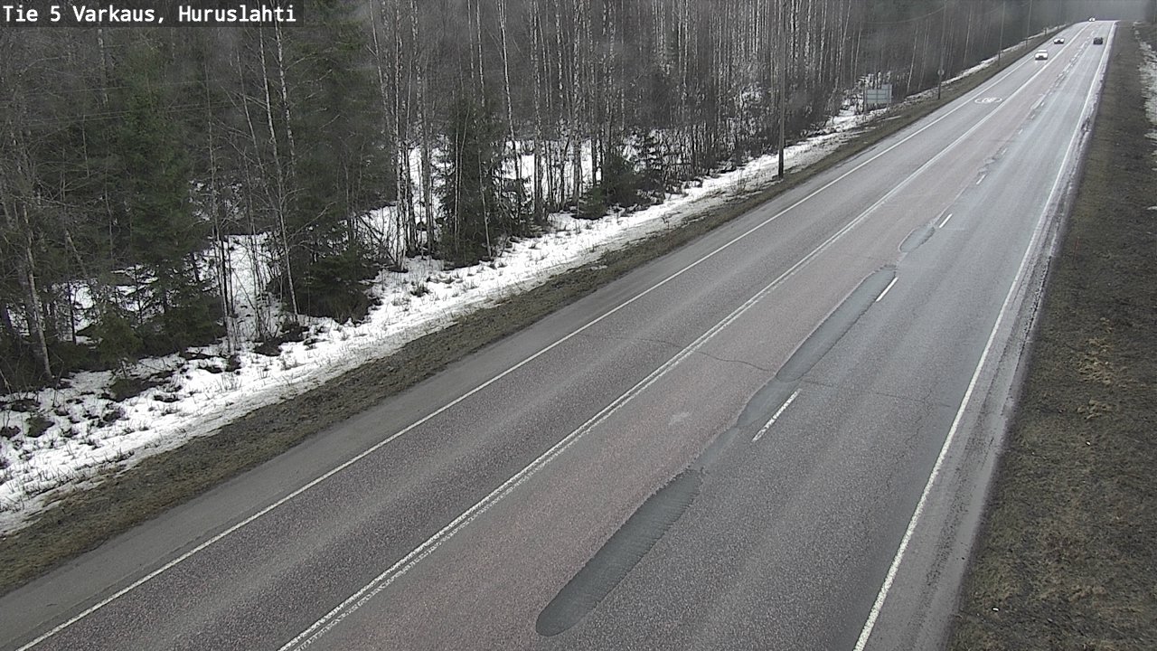 Weather Camera Image Väg 5 Varkaus, Huruslahti, Varkaus, Pohjois-Savo