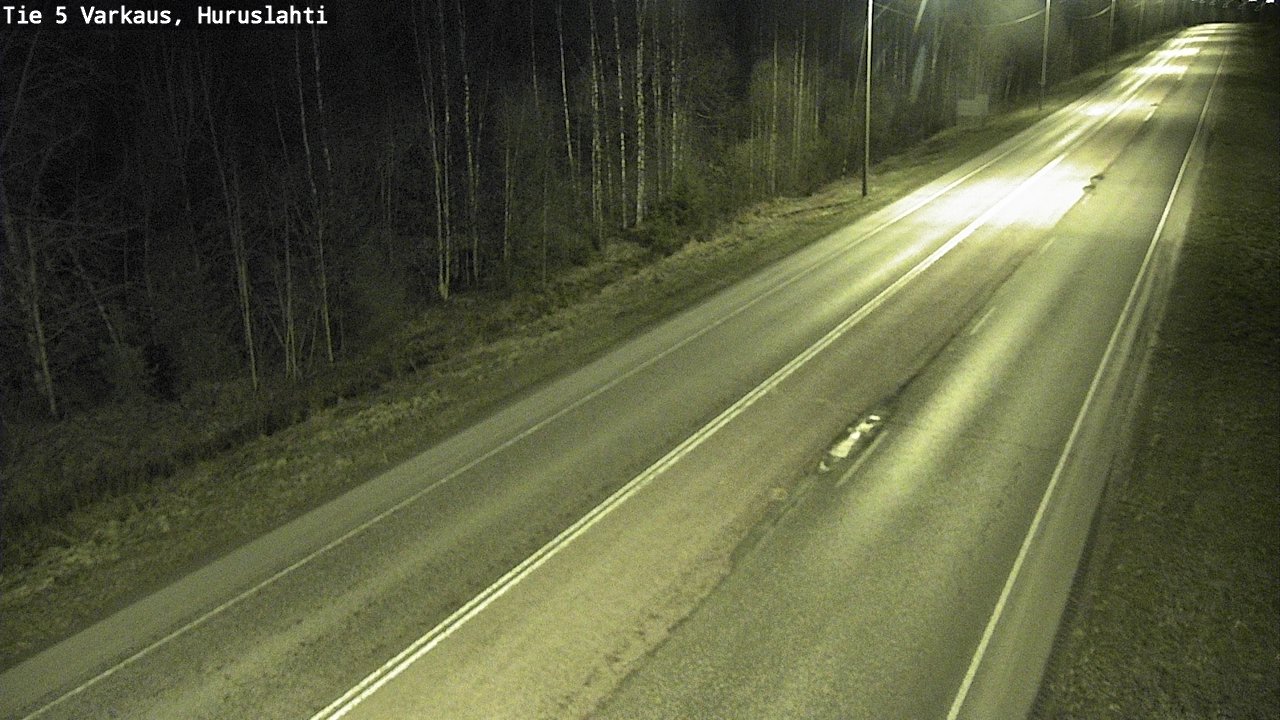 Weather Camera Image Road 5 Varkaus, Huruslahti, Varkaus, Pohjois-Savo