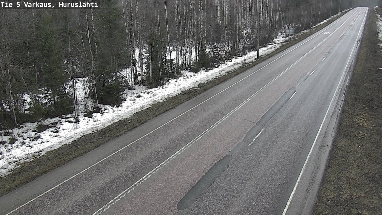 Weather Camera Image Väg 5 Varkaus, Huruslahti, Varkaus, Pohjois-Savo