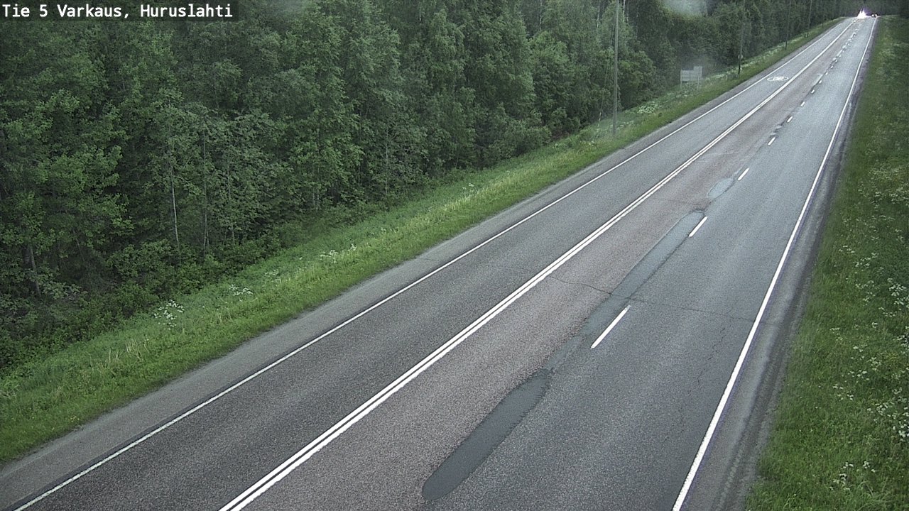 Weather Camera Image Road 5 Varkaus, Huruslahti, Varkaus, Pohjois-Savo