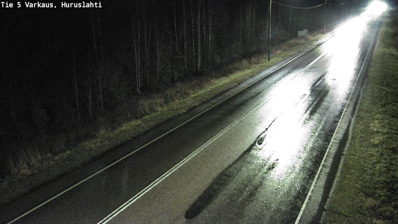 Weather Camera Image Road 5 Varkaus, Huruslahti, Varkaus, Pohjois-Savo
