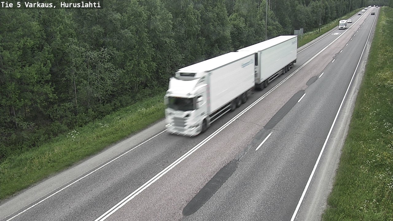 Weather Camera Image Road 5 Varkaus, Huruslahti, Varkaus, Pohjois-Savo
