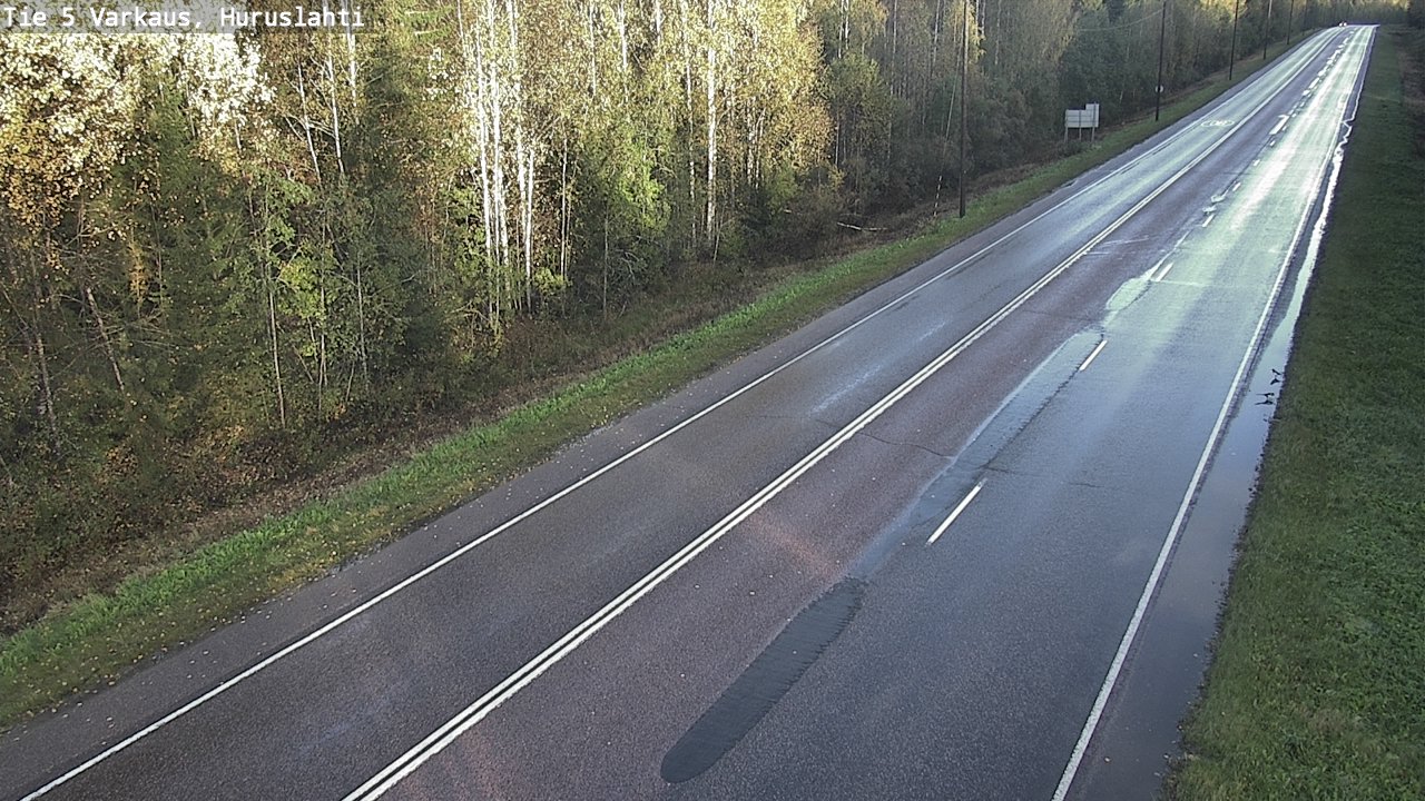 Weather Camera Image Road 5 Varkaus, Huruslahti, Varkaus, Pohjois-Savo
