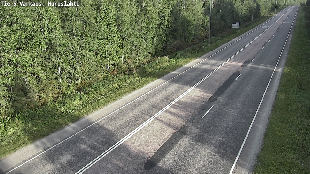 Weather Camera Image Väg 5 Varkaus, Huruslahti, Varkaus, Pohjois-Savo