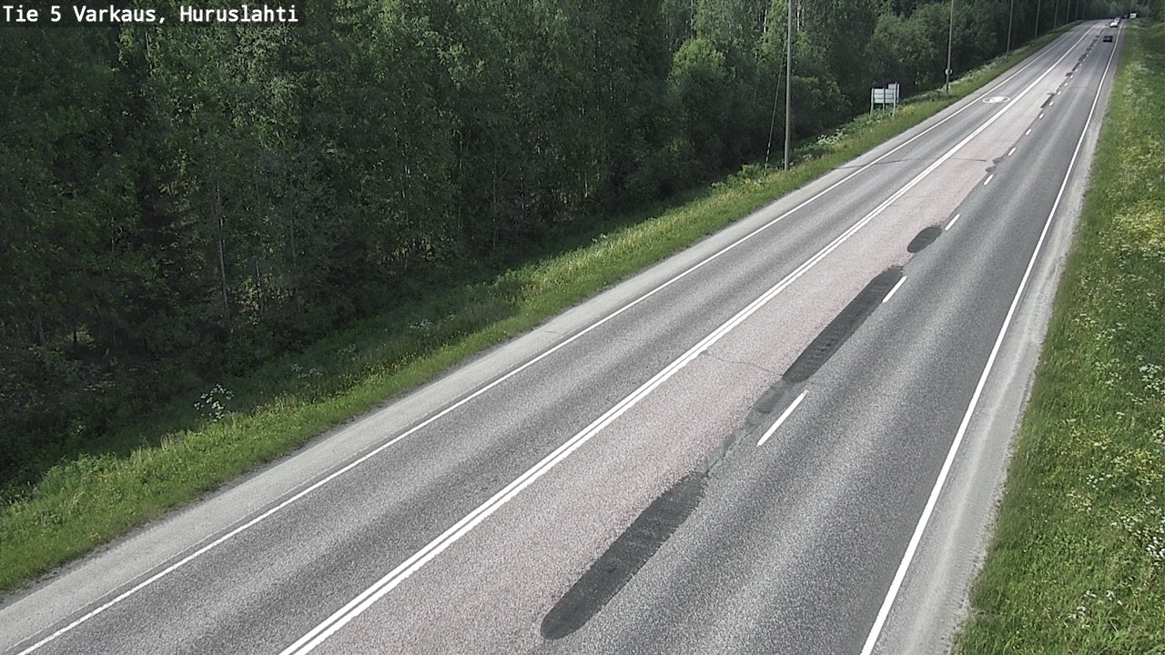 Weather Camera Image Road 5 Varkaus, Huruslahti, Varkaus, Pohjois-Savo