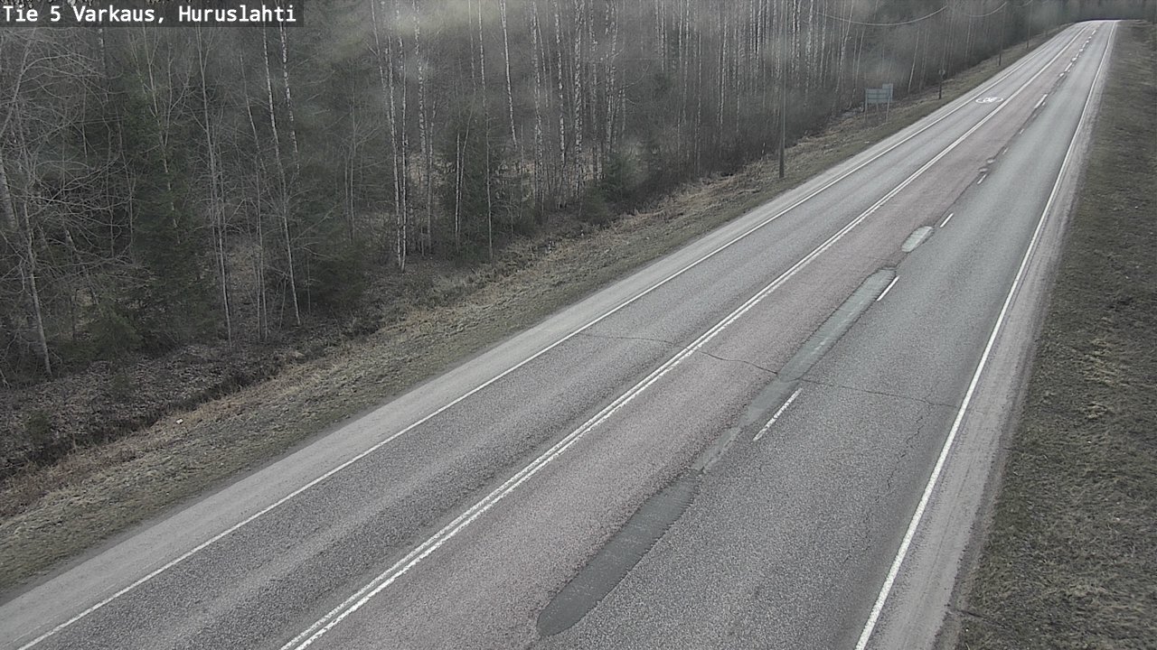 Weather Camera Image Väg 5 Varkaus, Huruslahti, Varkaus, Pohjois-Savo