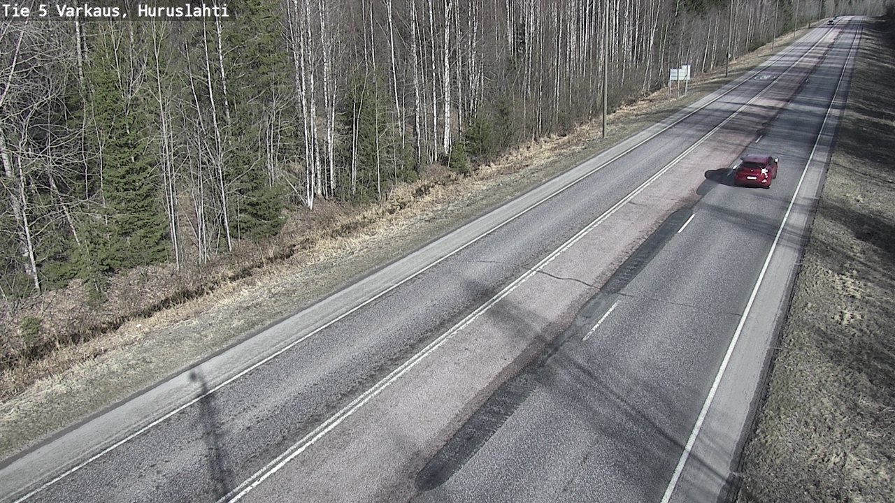 Weather Camera Image Väg 5 Varkaus, Huruslahti, Varkaus, Pohjois-Savo