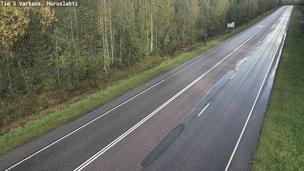Weather Camera Image Road 5 Varkaus, Huruslahti, Varkaus, Pohjois-Savo