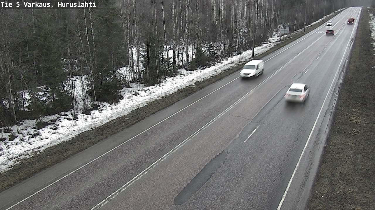 Weather Camera Image Väg 5 Varkaus, Huruslahti, Varkaus, Pohjois-Savo