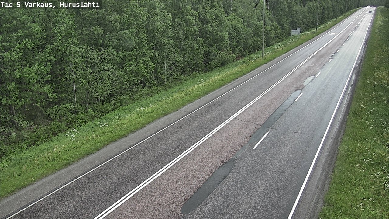 Weather Camera Image Road 5 Varkaus, Huruslahti, Varkaus, Pohjois-Savo
