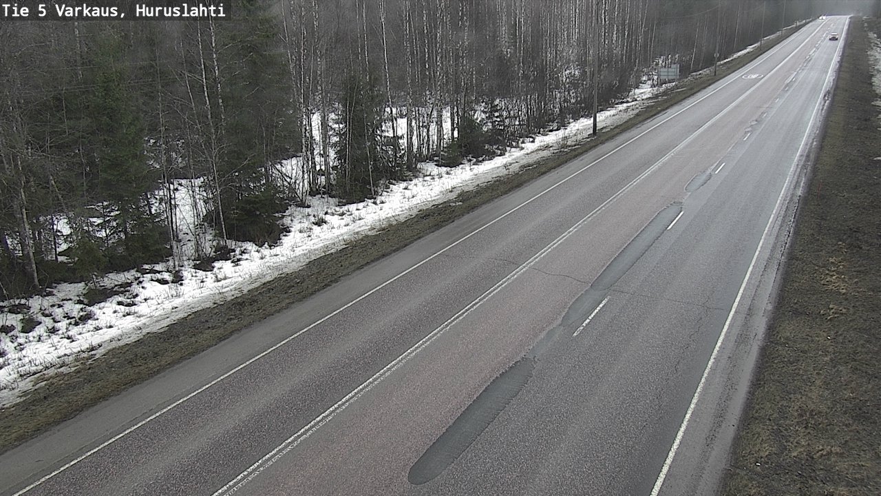 Weather Camera Image Väg 5 Varkaus, Huruslahti, Varkaus, Pohjois-Savo